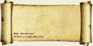 Desimir Bzenić vizit kartica